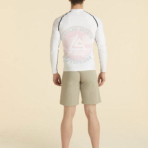 Camiseta de Protección Solar para Hombre de Alta Calidad, Transpirable y Ecológica, con Logotipo Personalizado, Material de Spandex/Poliéster, Manga Larga, Tallas Personalizadas - Product Image 4