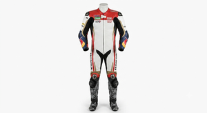 Traje de Carreras MotoCP de Stefan Bradl, Traje de Cuero de Una Pieza Premium para Pista con Protectores Deslizantes, Mono/Traje OEM con Certificación CE - Product Image 1