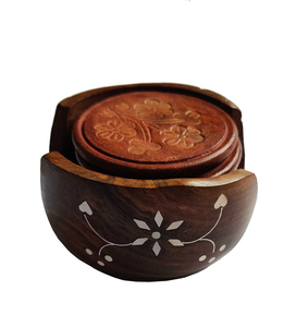 Amazing Design Wood Coaster With Printed Decoration Pieces Wood Coaster Best Price <b>Mats</b> & Pads - Product Image 4