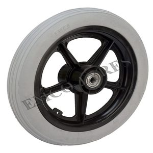 Emco Nuevo Conjunto de Ruedas Sólidas de Espuma de PU de 12 Pulgadas, Ruedas Duraderas para Sillas de Ruedas y Motocicletas Eléctricas, Uso Industrial, Hecho en India - Product Image 3