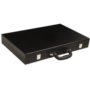 Luxury Leather <b>Backgammon</b> Set Large 15 Inch Classic <b>Board</b> Game Briefcase with Dice Shakers Checkers Pieces for Adults Gift - Product Image 5