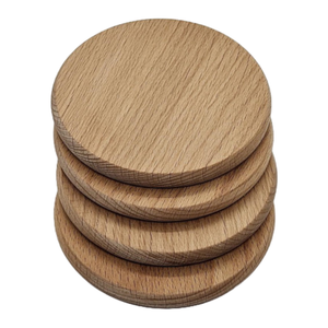 Wood Coaster Factory Supply Rustic Natural Blank Wooden Coaster with Holder Elegant Crafts Wood Coaster - Product Image 5