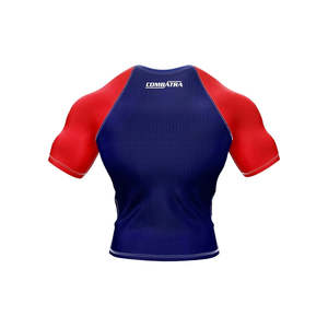 Custom High Quality Mens BJJ Rashguards Sets Breathable 100% Polyester Full <b>Sleeve</b> Solid Pattern V-neck Quick Dry OEM Customized - Product Image 3