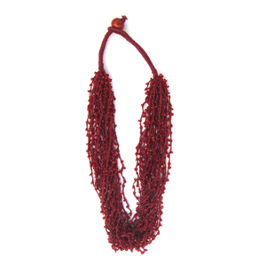 Collier élégant en chaîne de perles de verre noir faites à la main, bijou de déclaration de luxe pour femme, idéal pour les fêtes, mariages, cadeau personnalisable - Product Image 3
