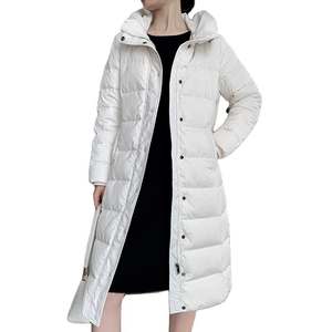 Abrigo largo de invierno para mujer, Parkas Highstreet transpirables para mujer, Parka con capucha de burbuja para mujer - Product Image 4