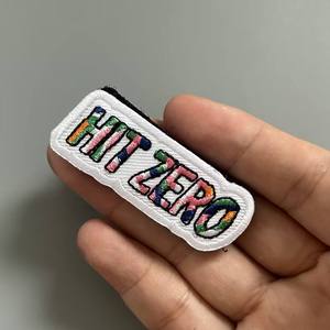 Wholesale Custom Iron On Embroidery Patch 3D <b>Puff</b> Logo Badge for Clothing Hats Backpacks Jackets Uniforms Eco Friendly OEM Manuf - Product Image 1