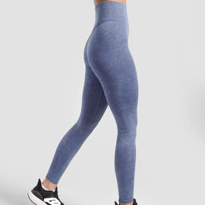 Factory Made Best Selling <b>Women</b> Legging Solid Color Quick Dry Breathable Spandex/Polyester Full Length High Elastic Waist Plus - Product Image 1