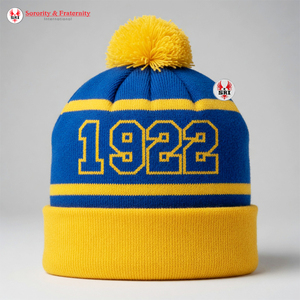 Sigma Gamma Rho – Bonnets unisexes vintage en polyester/coton de haute qualité, bonnets tricotés personnalisables, casquettes tendance - Product Image 6