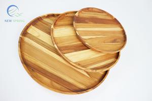 Plateaux en bois de teck avec logo personnalisé - Naturels et durables pour les hôtels, les restaurants et la vente au détail - Product Image 3