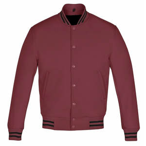 Vestes de baseball Varsity personnalisées avec broderie de patchs camouflage, patchwork, imperméables en laine/satin pour hommes adultes - Product Image 2