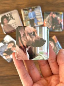 High Quality Clear Acrylic Drink Coasters Custom Logo Printed Laser Cut Transparent Coaster Set Heat Resistant <b>Table</b> <b>Protection</b> - Product Image 5