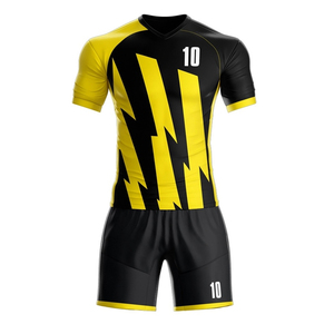 Conjunto de Ropa de Fútbol Personalizada, Camiseta y Pantalones Cortos Transpirables y Ligeros para Entrenamiento y Partidos, Proveedor de Fábrica OEM Global - Product Image 1