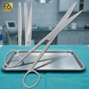 กรรไกรผ่าตัด Deaver คุณภาพสูง คม/ปลายทู่ ใบเลื่อยตรง ดีที่สุด - Product Image 3