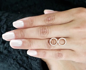 ต่างหูเพชรทรงกลม 14Kt ทองคำแท้ เพชรเพาะเลี้ยงในห้องปฏิบัติการ น้ำหนัก 0.25 กะรัต รับรองโดย IGI เหมาะสำหรับงานแต่งงาน หรูหรา ใส่ได้ทุกวัน สำหรับผู้หญิง - Product Image 5