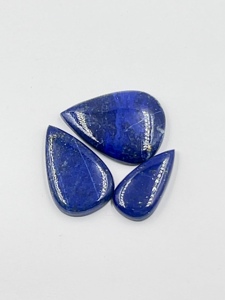Lote de 10 Piezas de Cabujones de Lapislázuli Natural en Forma de Pera, 40g, Venta al Por Mayor de Gemas Sueltas, Proveedor a Granel para Compradores de China - Product Image 3