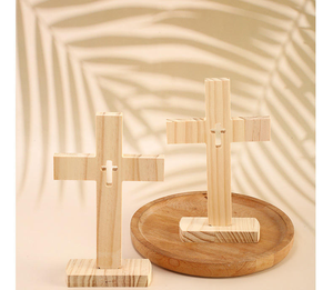 Cruz de Madera de Nuevo Diseño, Artesanía en Madera, Decoración al por Mayor - Product Image 5