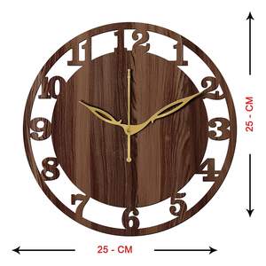 Horloge murale décorative silencieuse élégante en bois MDF moderne pour salon, chambre à coucher, bureau - Product Image 2