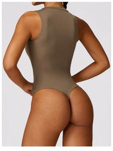 Maillot de bain une pièce sexy pour femme, froncé, tendance, coupe ajustée, pour l'été, vente en gros personnalisée - Product Image 6