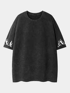 Men 2 Piece Shirt With Shorts Quickdry 100% Cotton casual Streetwear Printed <b>Set</b> Your Own Logo OEM Service - Product Image 2