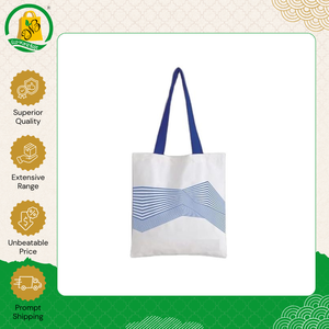 Nueva Llegada de Bolsas de Compras de Lona de Algodón Orgánico Reutilizables, 100% Ecológicas, de Alta Calidad, con Asa para Llevar al Hombro - Product Image 3