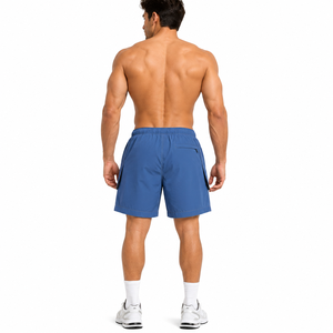 Pantalones Cortos Cortavientos Unisex Personalizados de Secado Rápido con Forro de Malla de Nailon, Cierre con Cordón, Cintura Media, Estilo Casual, Bolsillos con Diseño Moderno - Product Image 3
