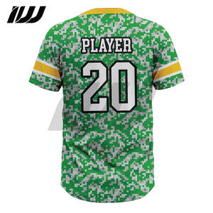 Conjunto de Uniforme de Béisbol de Buena Calidad, Diseño Superior, Impresión Digital Personalizada, Talla Grande, Manga Corta, Jersey con Nombre del Equipo de Softbol y Pantalones - Product Image 4