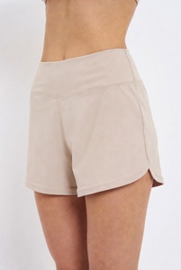 Wholesale Custom High Waist Women's Gym Shorts 25 Colors Breathable Polyester Athletic Yoga & Biker <b>Booty</b> Running Shorts - Product Image 2