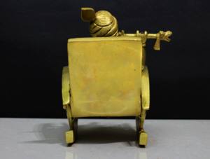 Offre Exceptionnelle : Statue de Krishna Ji en Métal Soudé Plaqué Or – Décoration Religieuse Moderne pour Cadeau et Maison - Product Image 5