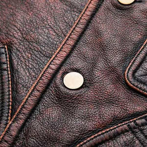 Chaleco de Motociclismo de Cuero Genuino Personalizado, a Prueba de Viento, Talla Grande, para Hombre, Chaleco Protector de Motociclista, Proveedor, Nueva Tendencia 2026 - Product Image 4