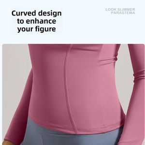T-shirt de yoga pour femme, rose, sans manches, col rond, coupe ajustée, respirant, éco-responsable, en spandex/polyester, maille, printemps/été, course à pied - Product Image 2