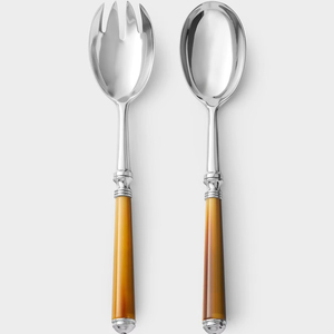 Juego de utensilios metálicos de primera calidad para servir ensaladas, diseñados para un rendimiento superior y un brillo duradero. - Product Image 1