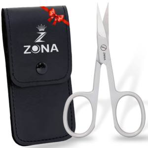 Ciseaux à ongles professionnels incurvés ZONA de 3,5 pouces, en acier inoxydable de qualité supérieure, pour manucure et pédicure, pour ongles, précision et finesse - Product Image 1