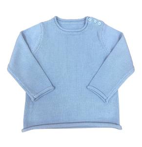 Cardigan Enfant Personnalisé en Coton Biologique 100% Tricoté à la Main, Motif Écossais, Manches Bouffantes, Anti-Boulochage, Écologique, Standard 9GG, Vente en Gros - Product Image 6