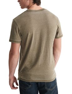 T-shirt décontracté pour homme à col en V, 100 % coton de haute qualité, basique uni, pull-over grande taille, personnalisable - Product Image 4