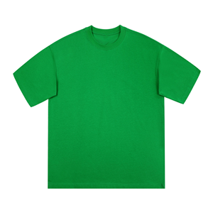เสื้อยืดคอกลมทรงหลวมโอเวอร์ไซส์สำหรับผู้ชาย ผ้าถัก 260gsm ผ้าฝ้าย 100% สั่งทำได้ ไซส์พลัส สตรีทแวร์ ป้องกันขนร่วง แขนสั้น - Product Image 4