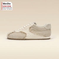 Chaussures en toile rétro vieillies à bords bruts, baskets décontractées, chaussures de skateboard vintage, unisexe, OEM ODM personnalisables, respirantes, basses et plates