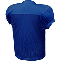 Jersey Sepak Bola Amerika Putih V-Neck Lengan Pendek Bahan Mesh Bernapas Pakaian Olahraga Pria Dewasa Regular Fit 100% Poliester