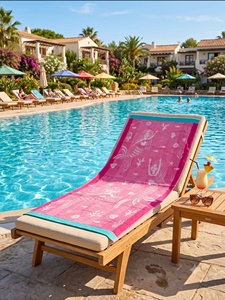 Toalla de Playa Tipo Sarong, 100% Algodón, Tejido Jacquard con Estampado Animal, Transpirable, Tamaño Grande, Alta Calidad, Ecológica - Product Image 5