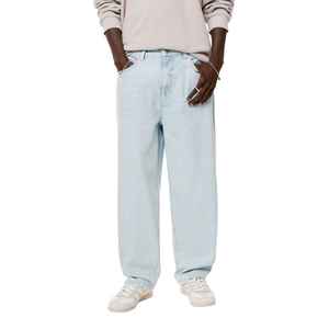 Manufacturer Direct Men's Wholesale Breathable Casual Dark Straight Solid Denim Jeans Embroidery for Summer Autumn Winter - Product Image 2