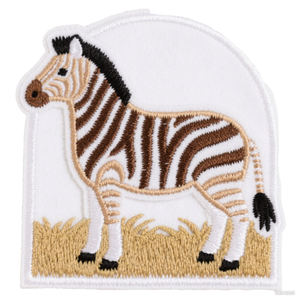 Latest Design Varsity Lady Embroidered Patch Personalized Chenille Square <b>Badge</b> with Custom Brand for Fashion Apparel Decoration - Product Image 4