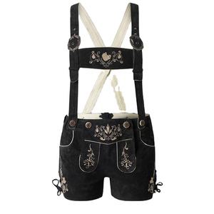 <b>Women's</b> Traditional <b>Lederhosen</b> Short With Custom Embroidery and Logo for Oktobarfest 2026 - Product Image 2