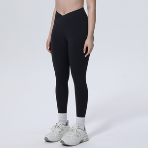 Women's Solid <b>Yoga</b> Leggings High Waist <b>Plus</b> <b>Size</b> <b>Yoga</b> <b>Pants</b> Tummy Control Hip-Lifting Quick-Dry Breathable Fitness Sports Custom - Product Image 3