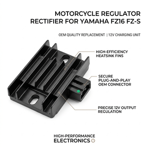 Régulateur redresseur de tension pour moto Yamaha FZ16 FZ-S, unité de charge 12V, remplacement OEM - Product Image 3