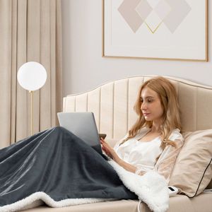 Coperta Elettrica Riscaldata a 10 Livelli con Comodi Livelli di Riscaldamento - Product Image 3