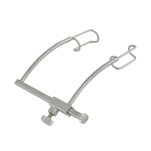 Espéculo Oftálmico de 12mm y 15mm, Fenestrado, de Acero Alemán de 7cm, Instrumento Quirúrgico para Examen y Cuidado Ocular - Product Image 1