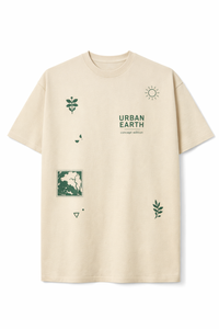เสื้อยืดโอเวอร์ไซส์ผู้ชาย ผ้าฝ้าย พิมพ์ลายธรรมชาติ สไตล์สตรีทแวร์ลำลอง ทรงหลวม ใส่สบาย สำหรับฤดูร้อน สไตล์รักษ์โลก ขายส่ง - Product Image 5