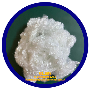 En venta: Fibra hueca conjugada reciclada blanca 7D HC de Vikohasan GRS para relleno de juguetes, almohadas, edredones, cojines y sofás. - Product Image 2