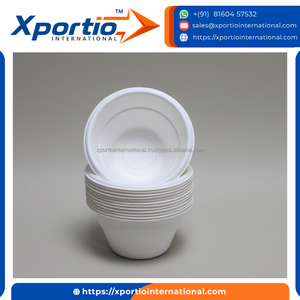 ชามแบกาสแบบใช้แล้วทิ้ง Xportio International ย่อยสลายได้ ใช้กับไมโครเวฟได้ เป็นมิตรกับสิ่งแวดล้อม สำหรับใช้ในครัวเรือนและกลางแจ้ง - Product Image 4