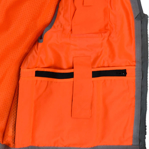 Gilet de sécurité réfléchissant haute visibilité, logo personnalisé, vêtements de travail de protection, gilet de travail extérieur - Product Image 3