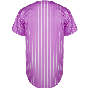 Maillot de softball bleu clair personnalisé avec nom et numéro de l'équipe vert imprimés par sublimation, col en V, manches courtes, maillot respirant pour homme - Product Image 2